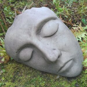 Abstract Stone Face by Helen Park