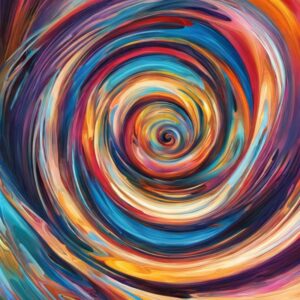 Abstract Swirl Print by Samuel Vance