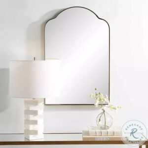 Arch Mirror Brushed Brass