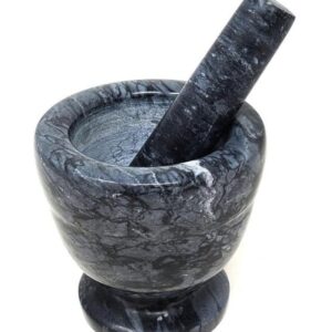 Black Marble Pestle and Mortar