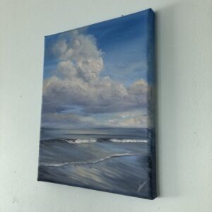 Coastal Morning Oil by Clara Hutchins