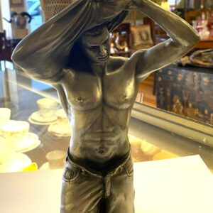 Emerging Form Bronze Resin Sculpture by Oliver Reed