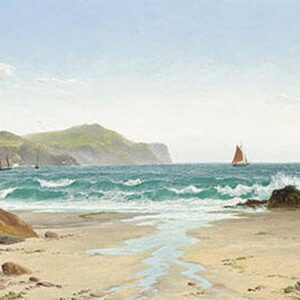 Harbour at Low Tide Oil by David Molnar