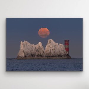 Moonrise Over Water Photographic Print by Tom Ashby
