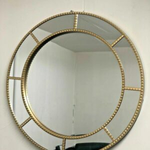 Moroccan-Style Round Mirror