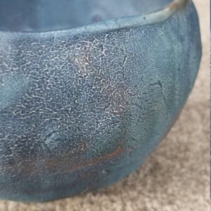 Raku Fired Ceramic Bowl by Helen Park