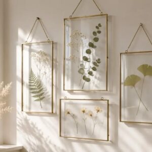 Set of 3 Botanical Floating Frames