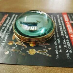 Solid Brass Desk Magnifying Glass