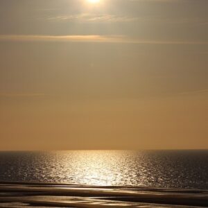 Sunset Over the North Sea Photo by Tom Ashby