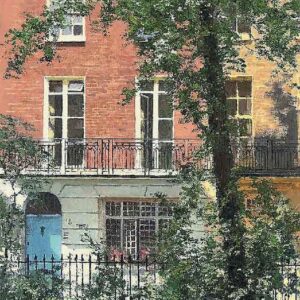 The Blue Door Oil by David Molnar