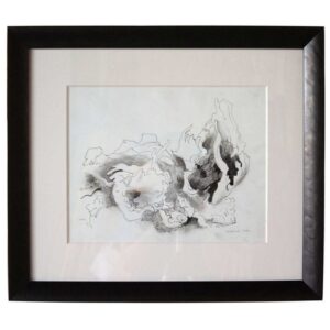 Tidal Abstraction Mixed Media by Samuel Vance