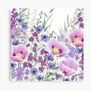 Wildflower Meadow Print by Fiona Blake